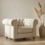 Sessel Landhausstil Springfield Chesterfield mit Knopfheftung