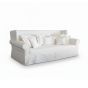 Hussensofa Landhausstil Husse Classic Love Leinen oder Baumwolle