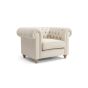 Landhaus Sessel Spriengfield mit Chesterfield Knopfheftung