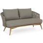 Sunbrella Outdoor Sofa 2-Sitzer Polster wetterfest Ninfa