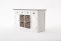 Buffetschrank weiß Shabby chic mit 4 Körben Halifax Accent