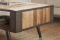 Couchtisch Nordic 120x60 cm recycelt Bootsholz Metallrahmen