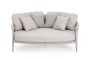 Daybed wetterfest Aluminium Gartenlounge beige Jacinta