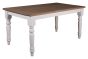 Esstisch 180x90 cm Landhausstil Chic Oak Lucas Beine Round