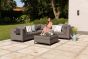 Gartenlounge Rhodos Stone grey Nanotex Set