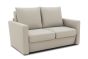 Garten Sofa Set 2 Sitzer wetterfest inkl. 2 Hocker Clou sand beige Cara