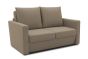 Garten Sofa Set 2 Sitzer wetterfest inkl. 2 Hocker Clou braun taupe Allegra