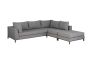 Design Gartenlounge Sicilie Ash grey rechts Nanotex