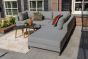 Sicilie Gartenlounge Ash grey Nanotex