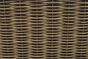 Gartenlounge wetterfest Aluminium Polyrattan Maribela mit Polster 3tlg Set anthrazit
