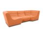 Gartensofa 3 Sitzer wetterfest Solido Outdoor Sofa terra orange