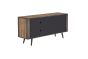 Sideboard Nordic 160x45 cm recycelt Bootsholz Metallrahmen