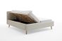 Polsterbett mit Bettkasten Linari Cord beige-2