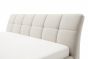 Polsterbett Milan beige Kopfteil gesteppt