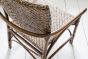 Rattansessel Jester mit Armlehnen natural black wash Set