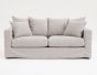 Hussen Schlafsofa Maison 2,5 Sitzig in Stoff Field lightgrey