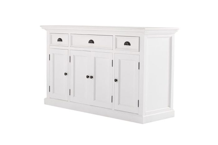Sideboard 4 türig Landhausstil weiss Halifax B192