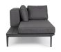 Garten Lounge Ecksofa modular wetterfest Matrix anthrazit 348x273 cm