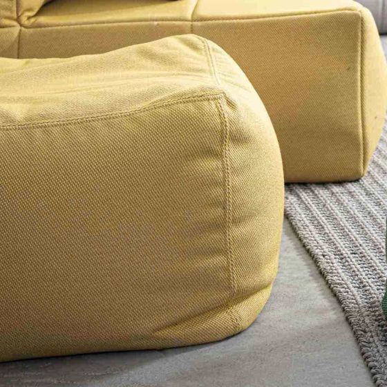 Garten Loungehocker wetterfest Sparrow Outdoor Olefin Citron