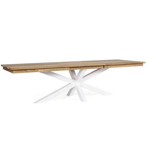 Gartentisch ausziehbar Teak Palmdale 220-300x100 cm