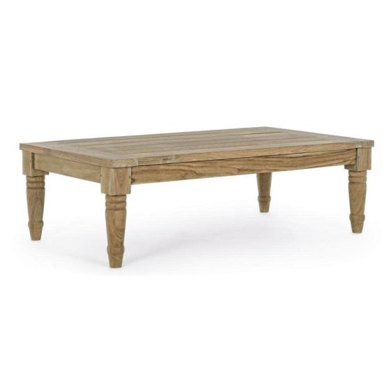 Gartentisch Holz Karuba Teak recycelt 115x65 cm - Bizotto