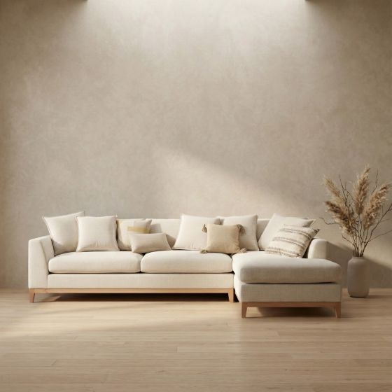 Ecksofa Landhausstil Helsinki modern Stoffbezug