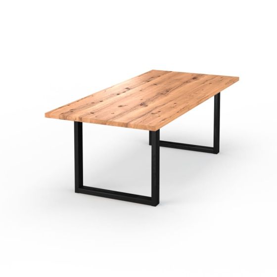 Esstisch Manchester Tischplatte gerade Kante oil finish