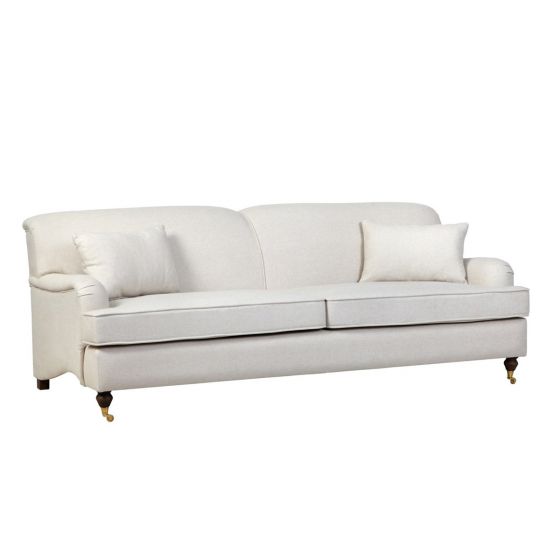 Sofa Manhattan Landhaustil 220 cm weiß