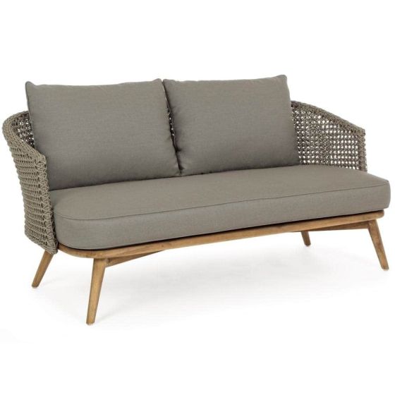 Sunbrella Outdoor Sofa 2-Sitzer Polster wetterfest Ninfa