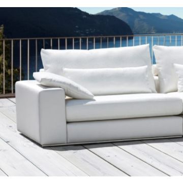 Loungemodul Alberta Garten 1,5 mit Armlehne Silvertex wetterfest