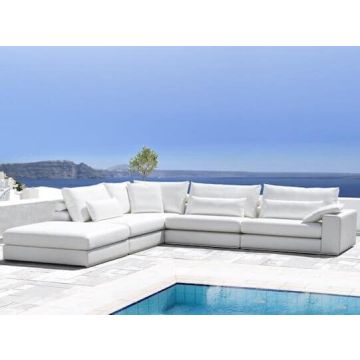 Loungesofa Alberta Garten Silvertex Outdoor Couchecke