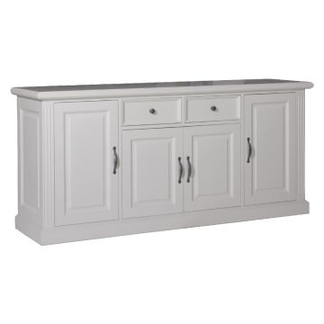 Anrichte Landhausstil weiß Shabby chic 4 Türen 2 Schubladen York