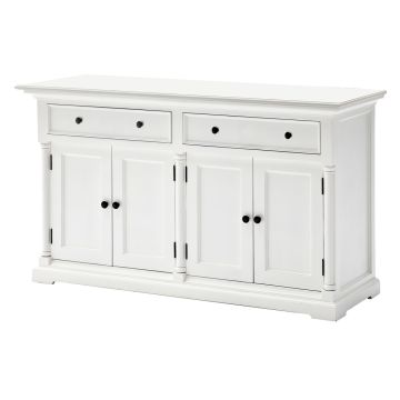 Sideboard weiß Landhausstil Provence 4 türig B186