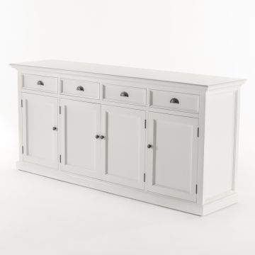 Sideboard weiss Landhaus 4 Türen Breite 200 cm Halifax