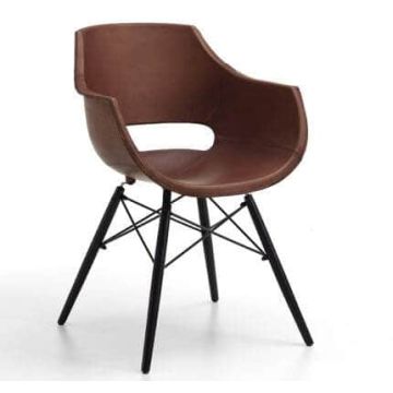 Bodahl Lederstuhl JAZZ Vintageleder Stuhl 4 Stück viele Farben