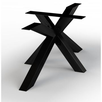 Bodahl Tulsa Stahlgestell sternförmig 10x10cm schwarz