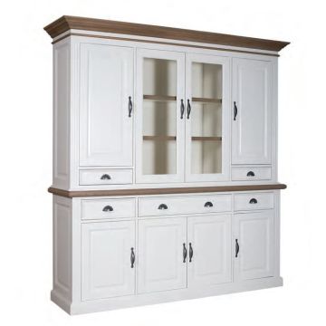 Buffet Landhausstil York Shabby chic Oak 2x4 Türen 5 Schubladen