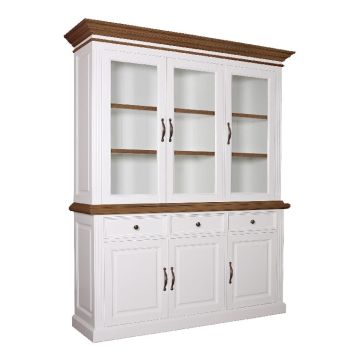 Buffetschrank Landhausstil York Shabby chic Oak 3 Türen