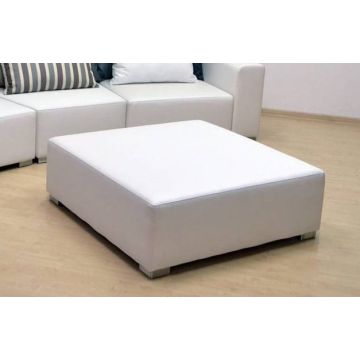 Design Gartenlounge Silvertex Modul Cubik Hocker 110x110 cm