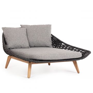 Daybed wetterfest grau Rope Tamires