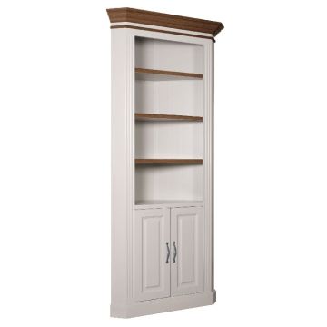 Eckschrank Landhausstil York Shabby chic Oak 2 Türen 110