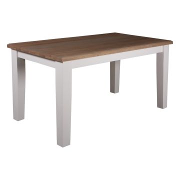 Esstisch 160x90 cm Landhausstil Chic Oak Jesse Platte Eiche