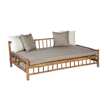 Gartensofa Bamboo Daybed mit Polster - Exotan