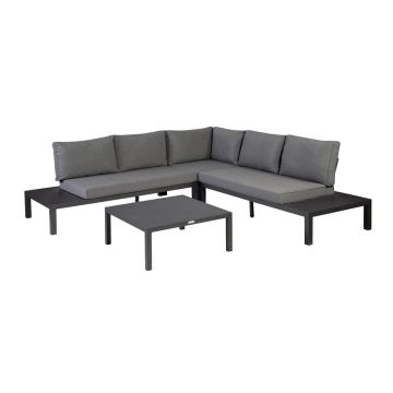 Gartenlounge La Vida Aluminium Light grey 245x245 cm