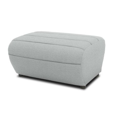 Gartenhocker wetterfest Hocker Outdoor Solido 73x63cm silber grau