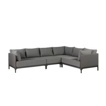 Gartenlounge Domino Aluminium  Grey 225x300 cm