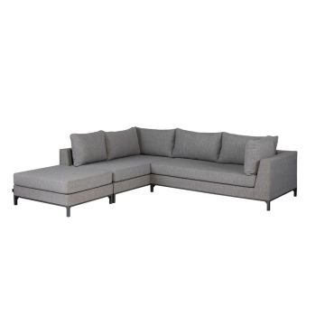 Design Gartenlounge Sicilie Nanotex Ash grey links