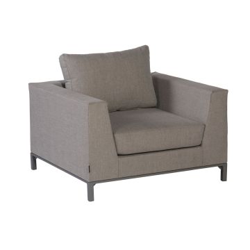 Design Loungesessel Sicilie Nanotex Taupe