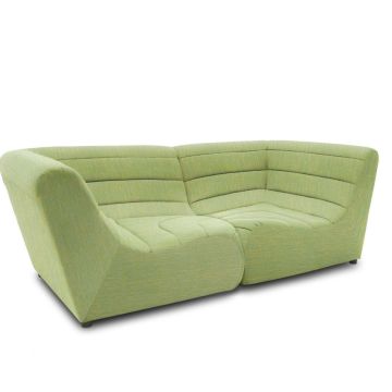 Gartensofa 2 Sitzer wetterfest Solido Outdoor Sofa grün