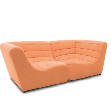 Gartensofa 2 Sitzer wetterfest Solido Outdoor Sofa terra orange